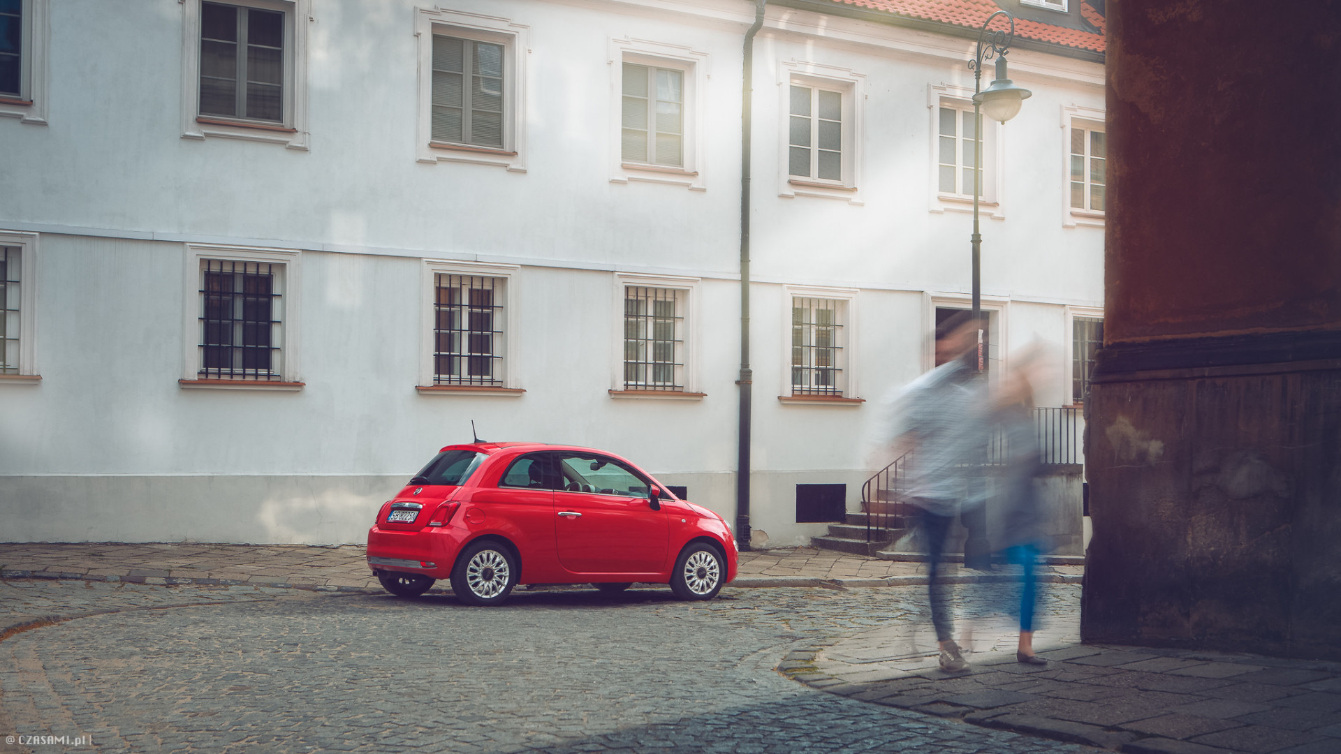 Fiat 500, spacer po Warszawie. - Tomasz Szczeciński