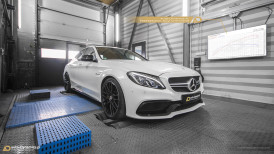 Mercedes-Benz C63 S AMG [W205] | STAGE 2: Rury Downpipe's SUPERSPRINT Filtry BMC Chiptuning by AD