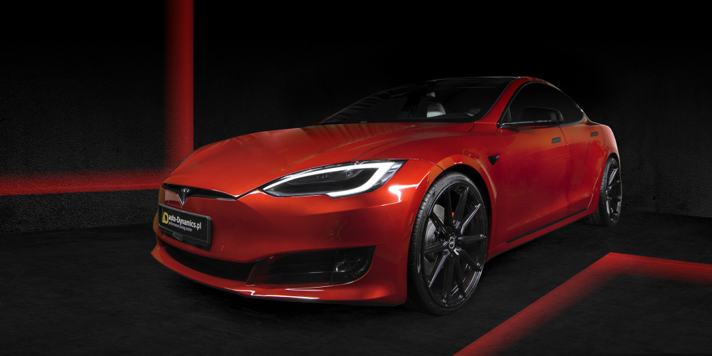 Tesla Model S P100D Felgi 22" HF-3 VOSSEN Opony 22" P Zero PIRELLI by auto-Dynamics.pl