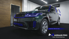 Land Rover Range Rover Sport zabezpieczony folią ochronną Magnus Pro®