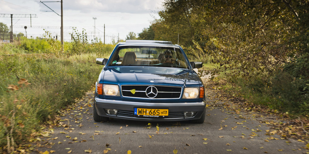 Niebieska piękność - Mercedes C126 420 SEC