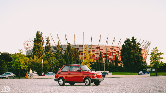 Fiat 126p Maluch Stadion Narodowy