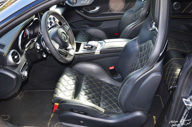 Wnętrze testowanego Mercedesa-AMG C 63 S