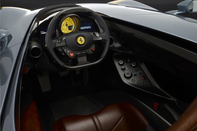 Premiera Ferrari Monza SP1 wnętrze