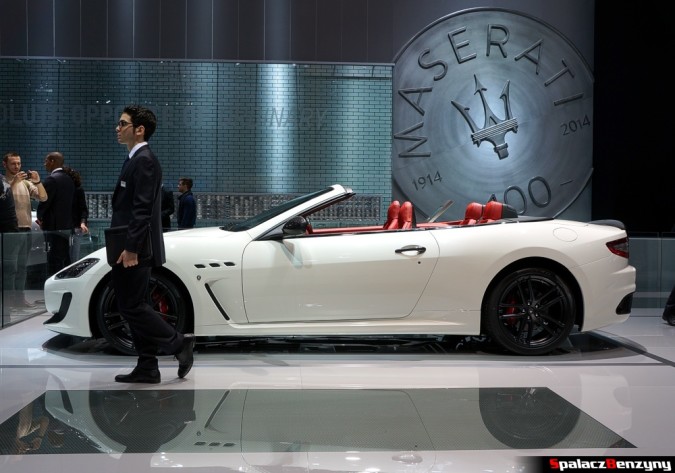 Maserati GranCabrio kabriolet na Targach Genewa 2014