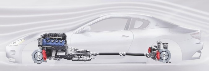 Maserati GranTurismo położenie napędu