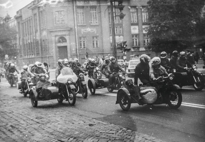 Janusz Czapliński parada motocyklowa