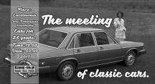 The meeting of classic cars!