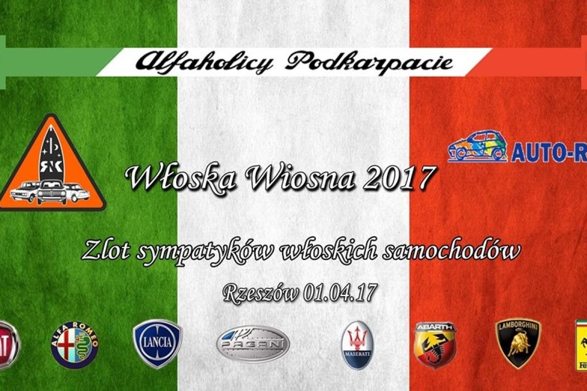 Włoska Wiosna 2017 - zlot włoskiej motoryzacji w Rzeszowie