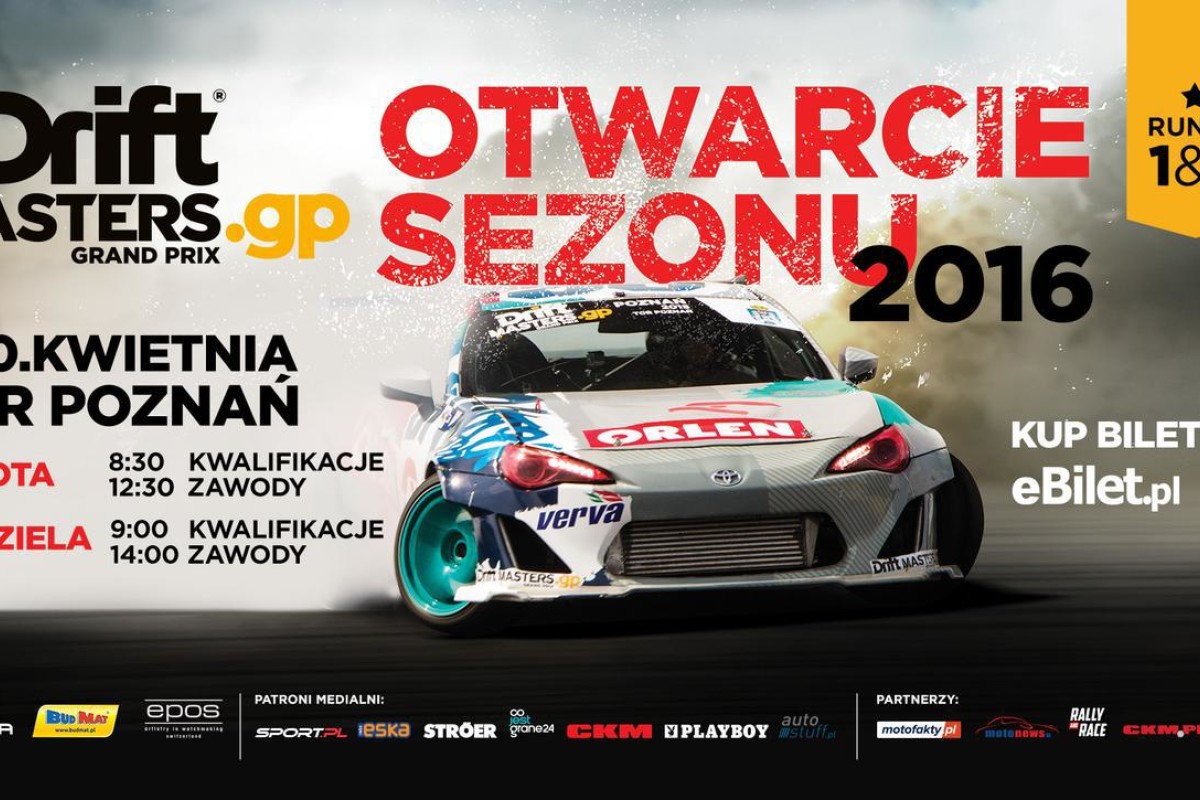 1 & 2 Runda Drift Masters Grand Prix 2016 - Tor Poznań