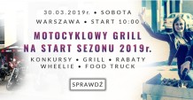 Motocyklowy Grill na start sezonu Warszawa