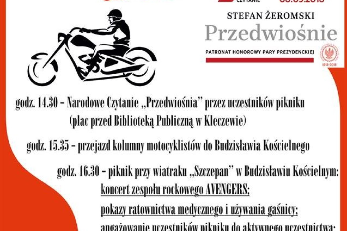 Piknik Motocyklowy Patriotyczni Motocykliści - Narodowe Czytanie