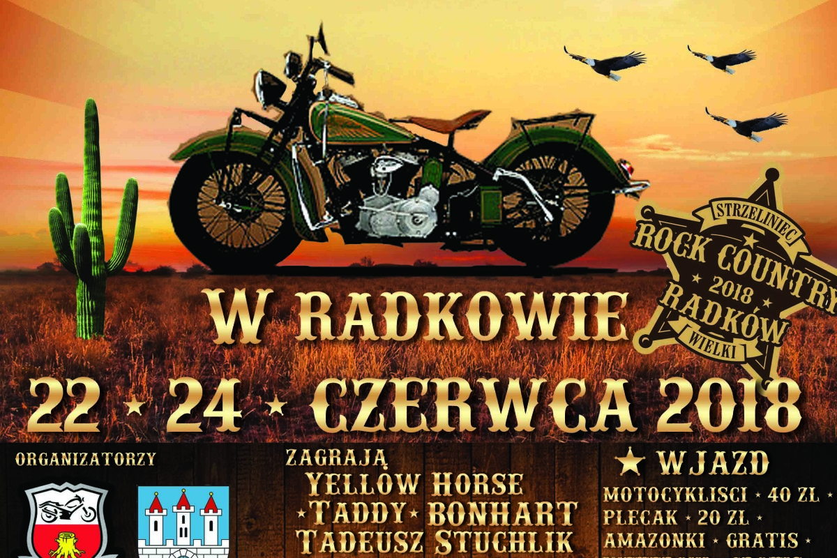 ZLOT MOTOCYKLI ROCK COUNTRY SZCZELINIEC WIELKI 