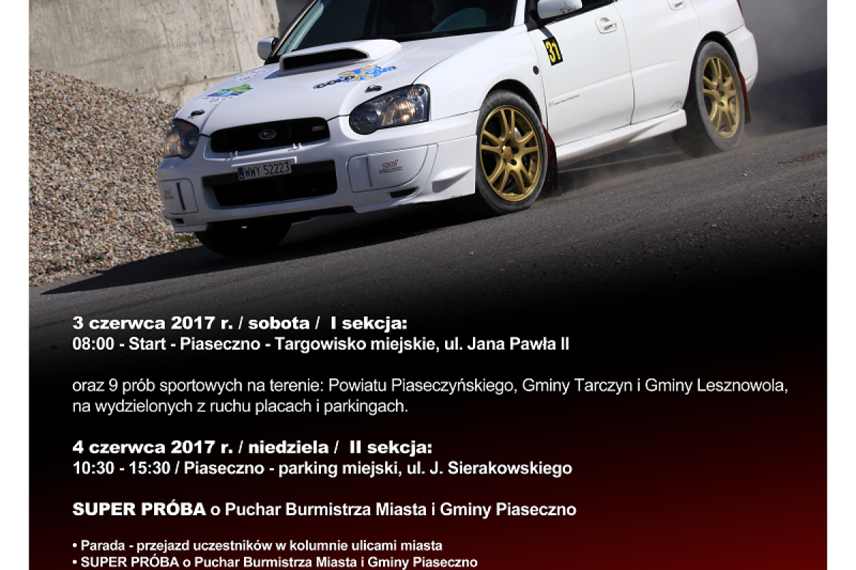 2017 RSMAKC Rally Piaseczno