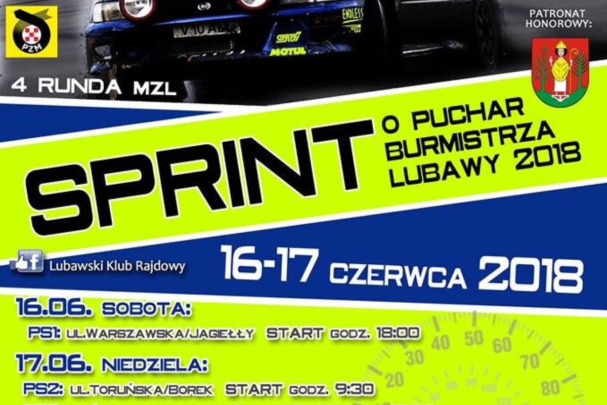 Sprint o Puchar Burmistrza Lubawy, 4 Runda MZL