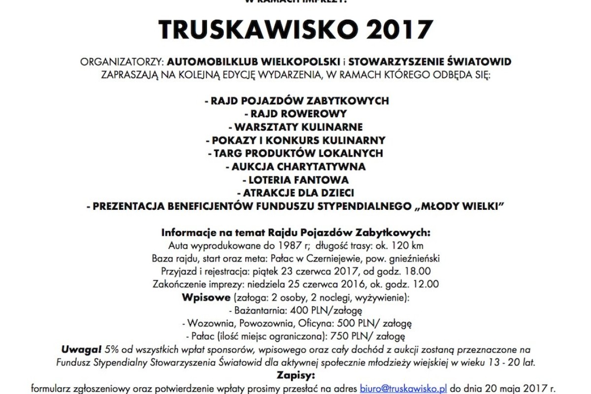 TRUSKAWISKO 2017 - RAJD POJAZDÓW ZABYTKOWYCH 