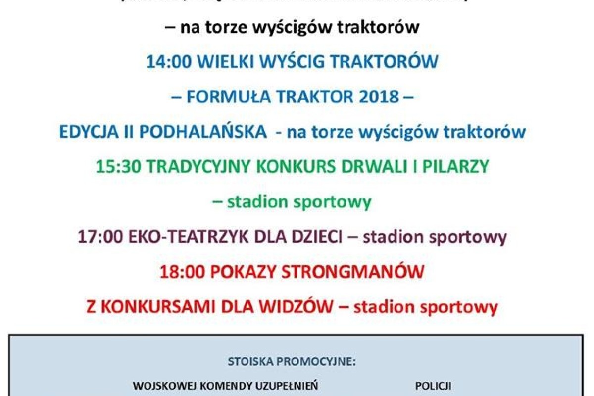 II Podhalańskie Wyścigi Traktorów - Formuła Traktor w Bystrej