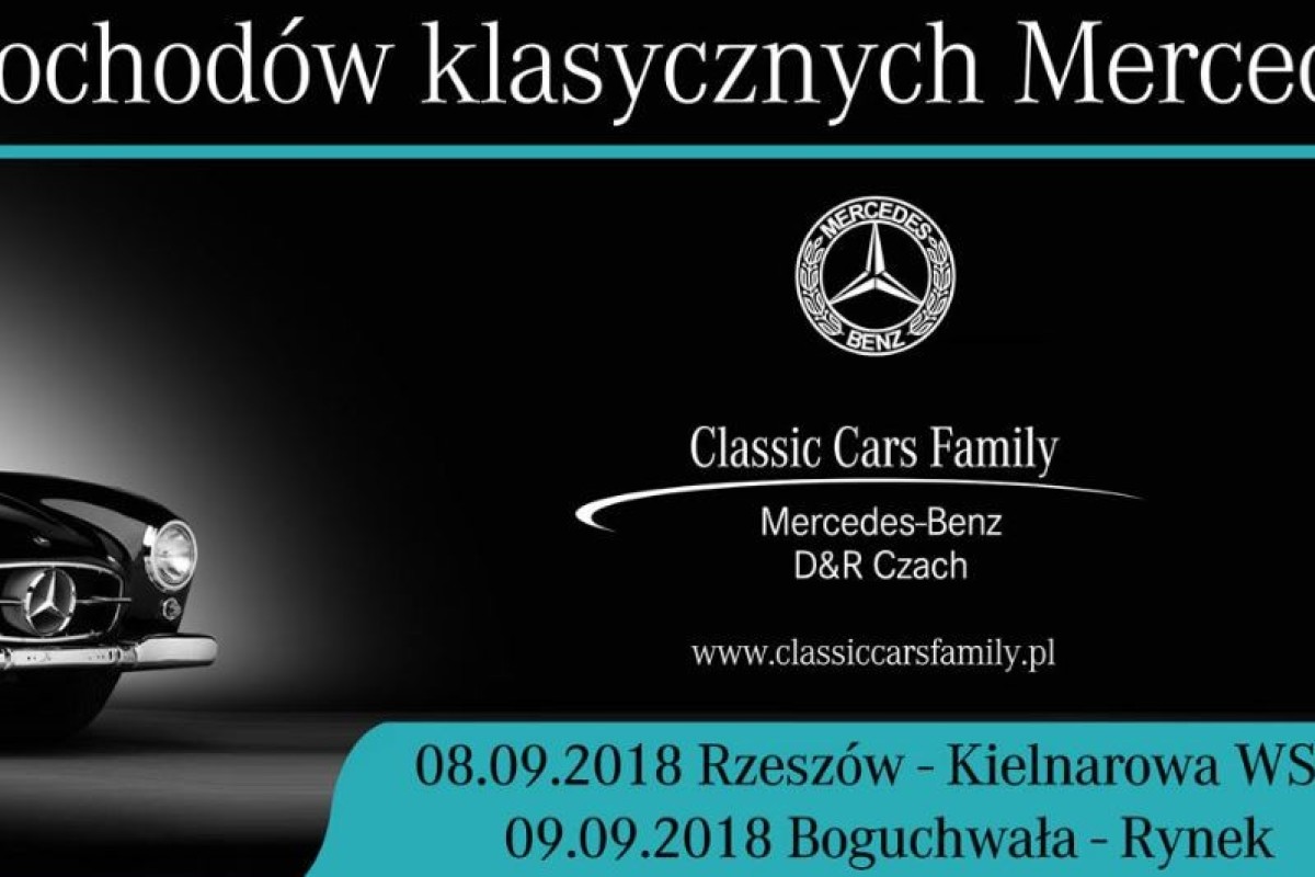 II Zlot samochodów klasycznych Mercedes-Benz Classic Cars Family D&R Czach