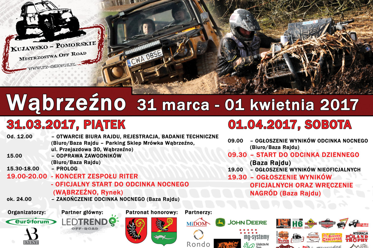 2017 Kujawsko - Pomorskie Mistrzostwa Off-Road - Wąbrzeźno 31.03-01.04