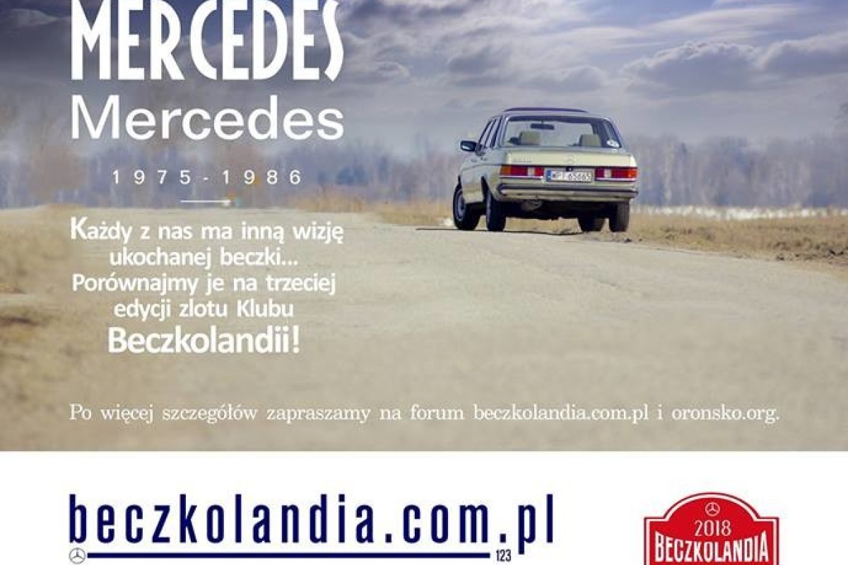 Zlot Mercedesa W123 "Beczkolandia 2018"