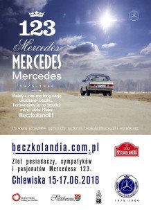 Zlot Mercedesa W123 "Beczkolandia 2018"