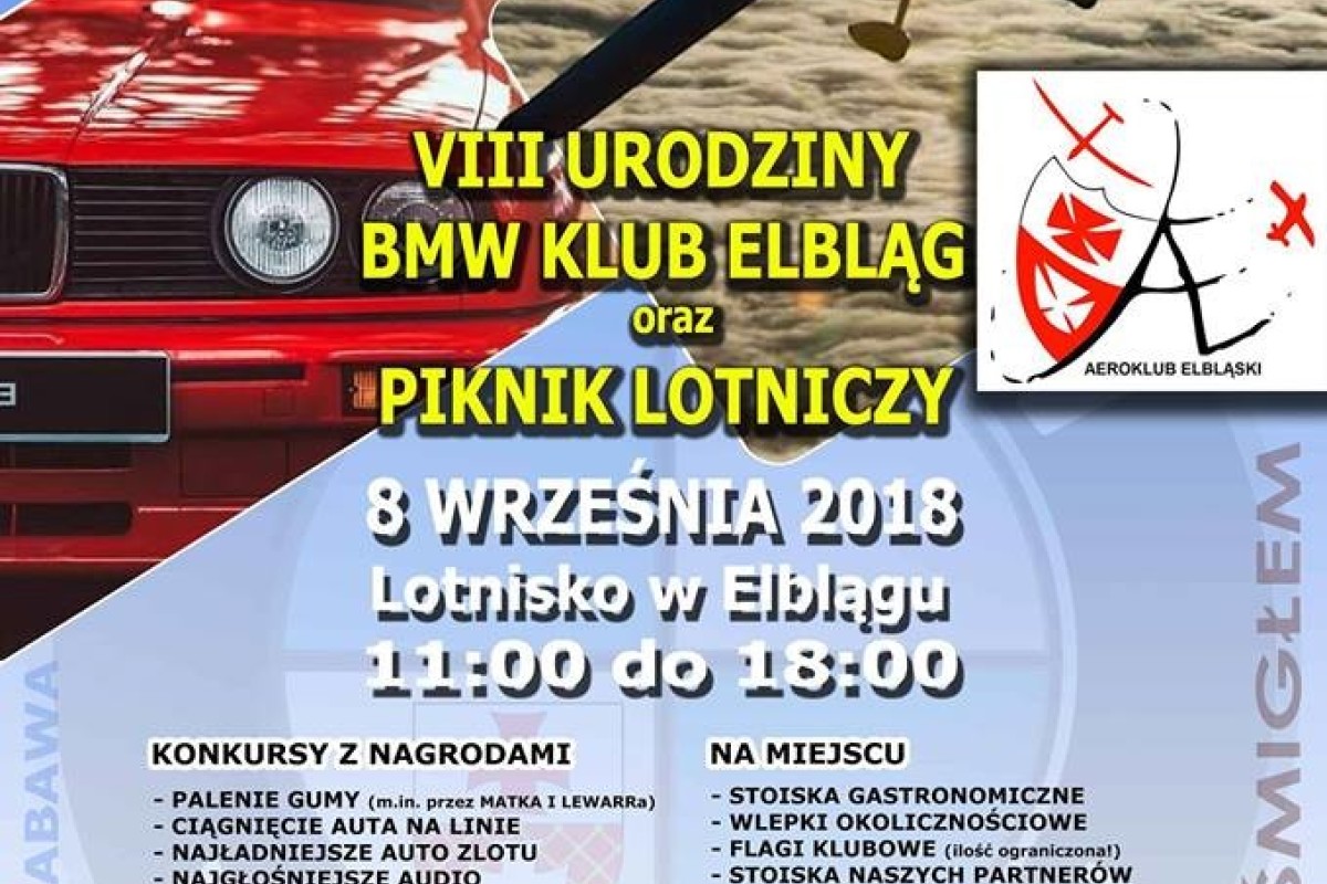 VIII Urodziny BMW Klub Elbląg - Zakręć śmigłem!