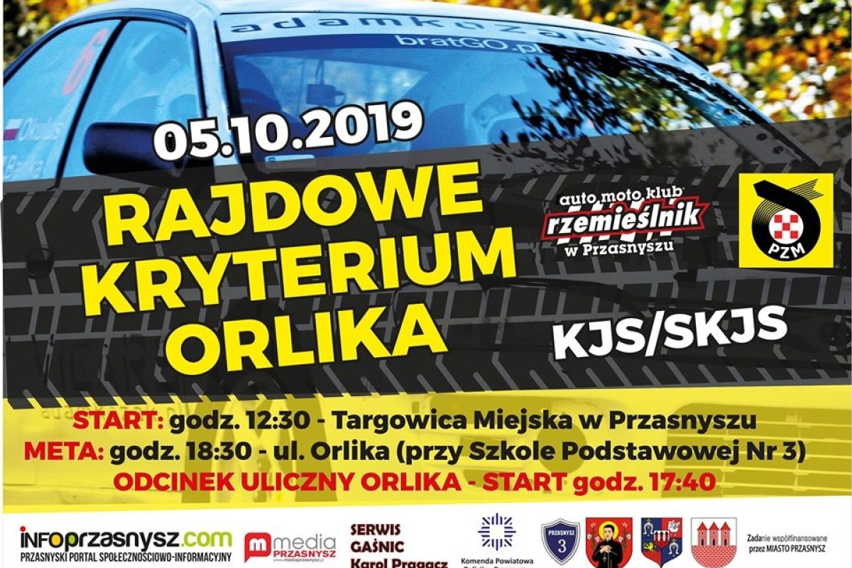 Rajdowe Kryterium Orlika 2019