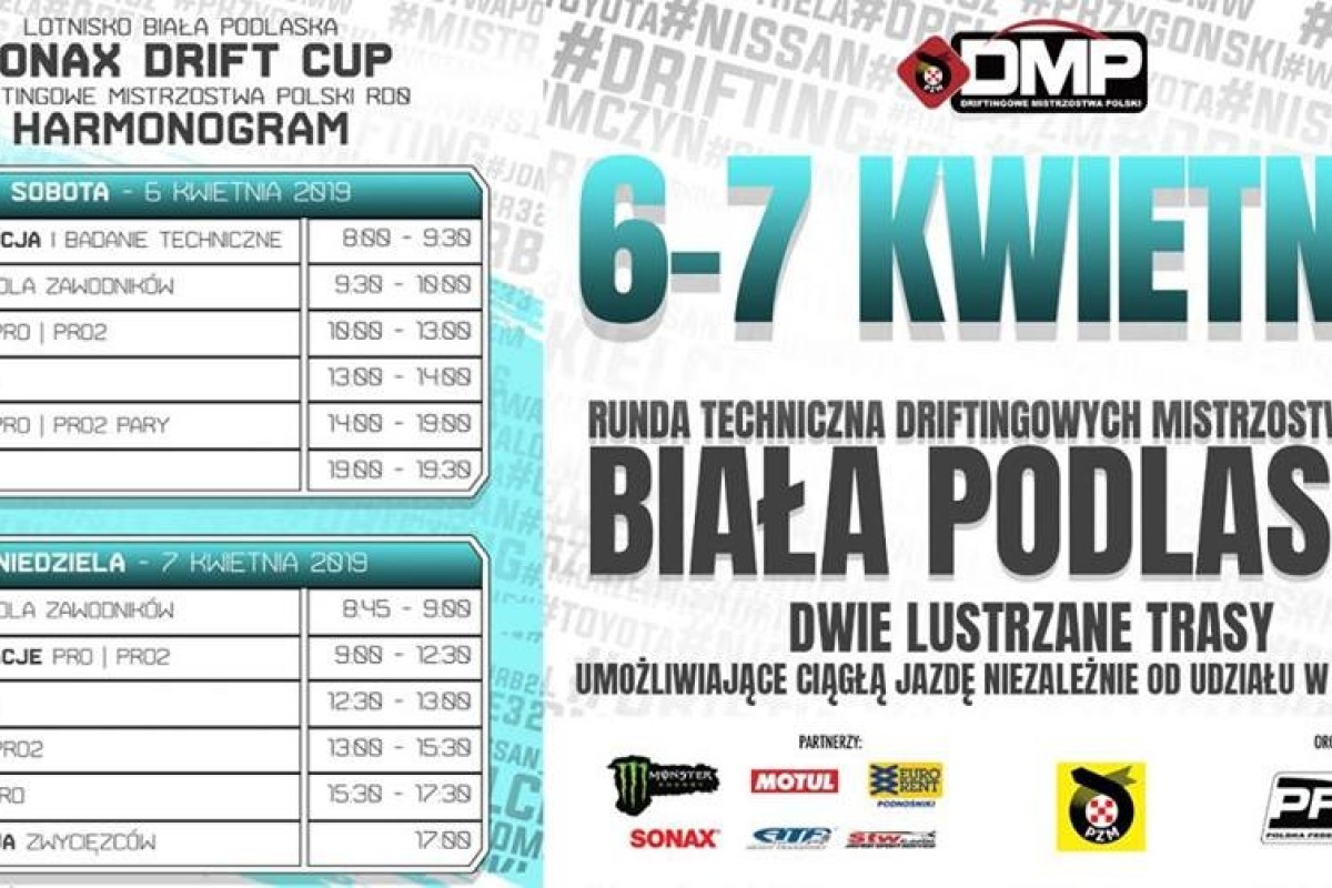 RD0 - Driftingowe Mistrzostwa Polski 2019 | Biała Podlaska