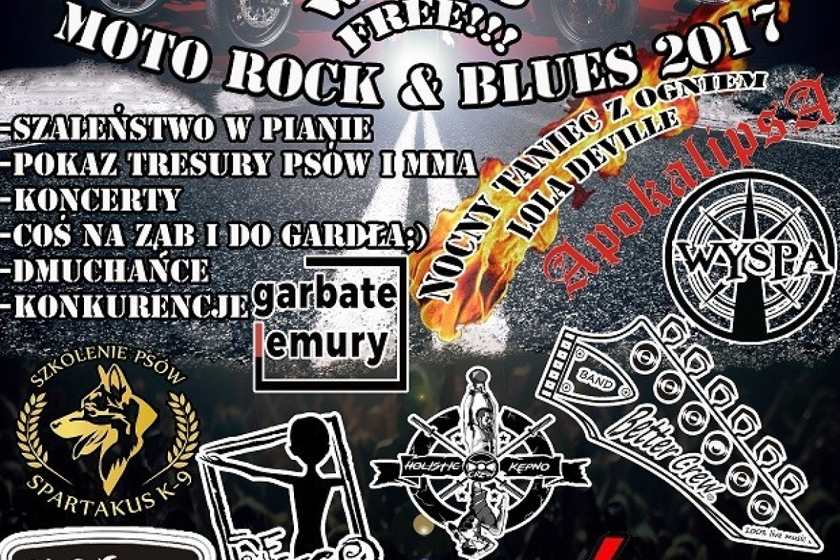 ZLOT MOTOCYKLI RÓŻNYCH MOTO ROCK & BLUES 2017