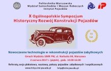 X Ogólnopolskie Sympozjum Historyczny Rozwój Konstrukcji Pojazdów 