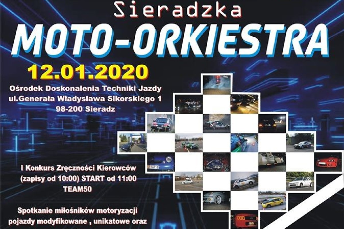 28 Finał WOŚP Moto Orkiestra Sieradz 2020