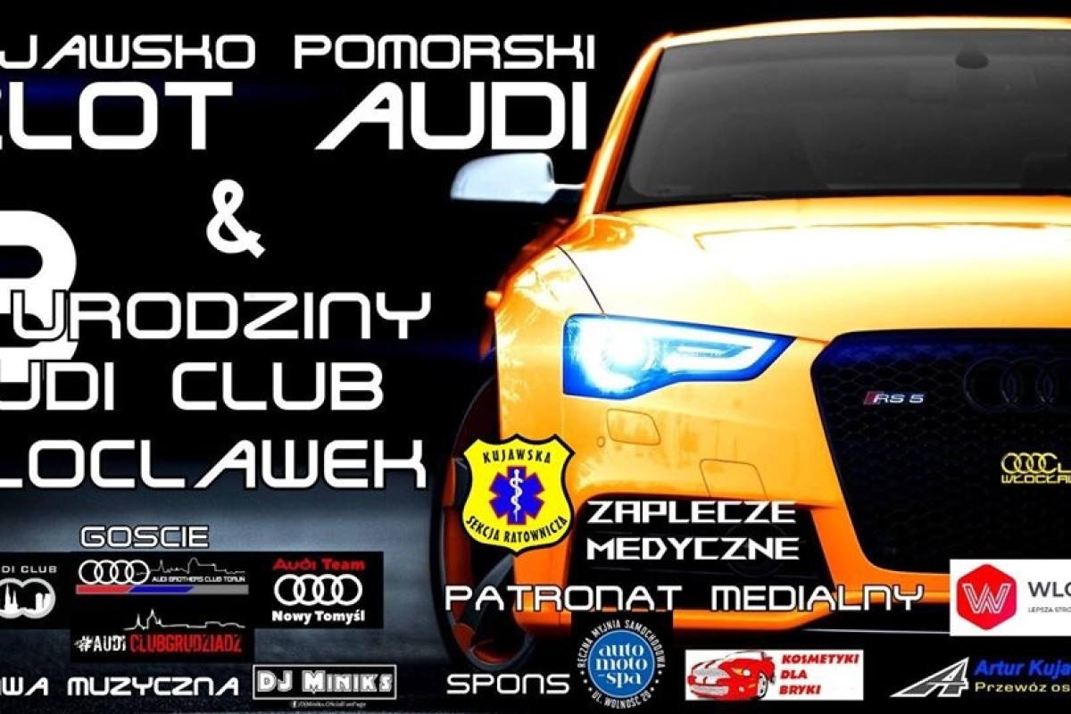 Kuj-Pom Zlot Audi & 3 urodziny Audi Club Włocławek