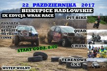 Zakończenie sezonu motoryzacyjnego! IX Edycja Wrak Race