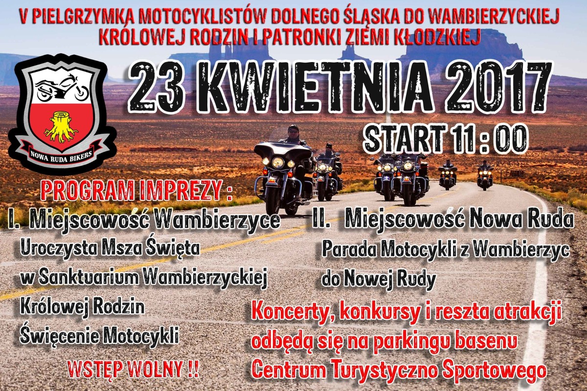 ROZPOCZĘCIE SEZONU MOTOCYKLOWEGO WAMBIERZYCE 2017