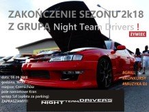 Zakończenie sezonu 2k18 z Grupą Night Team Drivers Żywiec