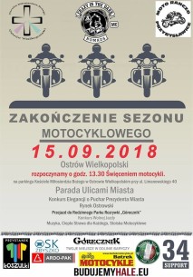 Zakończenie Sezonu Motocyklowego Ostrów Wielkopolski 2018