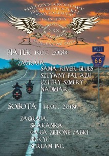 XXX MIĘDZYNARODOWY ZLOT MOTOCYKLI NAD ZALEWEM POLANÓW 2018