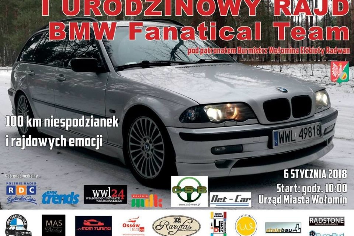 1 Urodzinowy Rajd BMW Fanatical Team