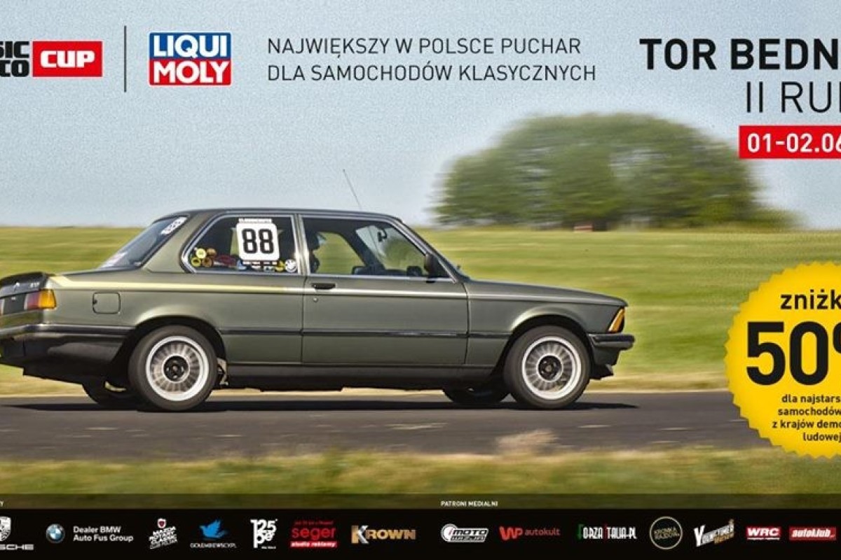 2 runda Liqui Moly Classicauto Cup - Tor Bednary