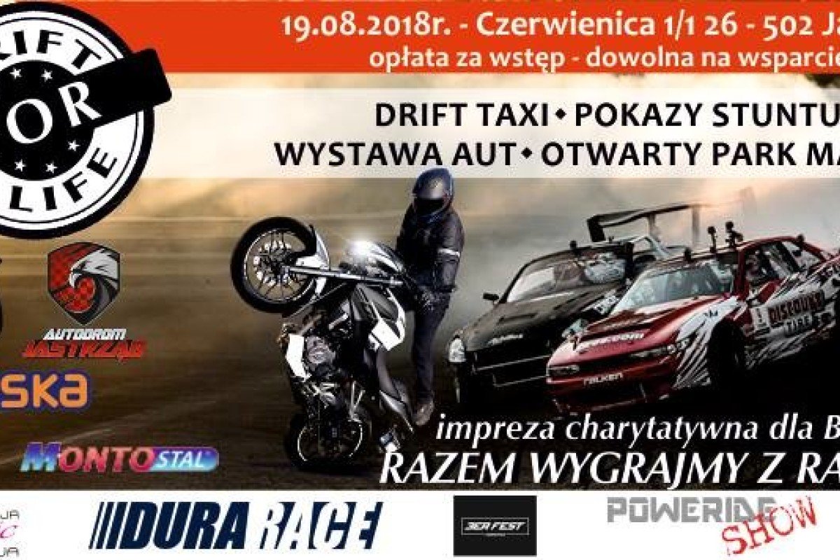 Drift For Life Tor Jastrząb - wygrajmy z rakiem 19.08 DRIFT TAXI