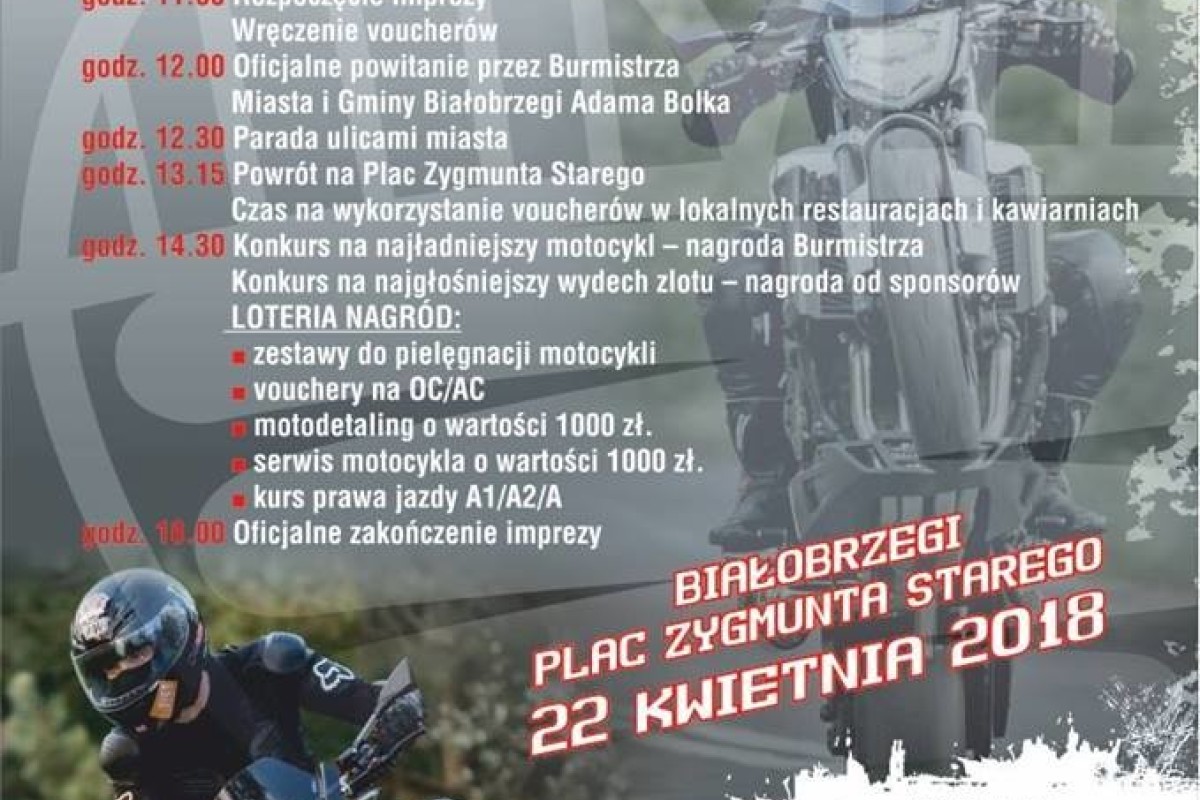 Rozpoczęcie Sezonu Motocyklowego - Białobrzegi 2018