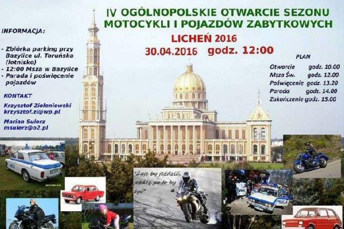 IV Ogólnopolskie Otwarcie Sezonu Motocykli i Pojazdów Zabytkowych Licheń 2016