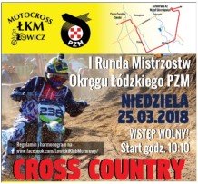 I Runda Mistrzostw Okręgu Łódzkiego PZM w Cross Country 2018 