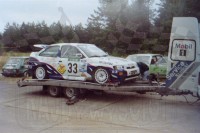 68. Ford Escort Cosworth RS Sławomira Szaflickiego.   (To zdjęcie w pełnej rozdzielczości możesz kupić na www.kwa-kwa.pl )