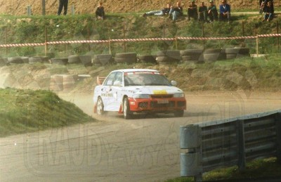 142. Leszek Kuzaj - Mitsubishi Lancer Evo III   (To zdjęcie w pełnej rozdzielczości możesz kupić na www.kwa-kwa.pl )