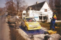 4. Jacek Sikora i Marek Kaczmarek - Fiat Cinquecento Sporting.   (To zdjęcie w pełnej rozdzielczości możesz kupić na www.kwa-kwa.pl )