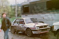 77. Lancia Delta Integrale załogi Ryszard Trzciński i W.Nasiłowski.   (To zdjęcie w pełnej rozdzielczości możesz kupić na www.kwa-kwa.pl )