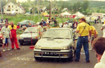 3. Bogdan Herink i Barbara Stępkowska - Renault Clio 16V.   (To zdjęcie w pełnej rozdzielczości możesz kupić na www.kwa-kwa.pl )