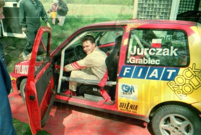 7. Damian Jurczak i Marek Grabiec - Fiat Cinquecento Sporting.   (To zdjęcie w pełnej rozdzielczości możesz kupić na www.kwa-kwa.pl )