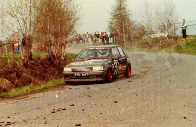 100. Jerzy Dyszy i Krzysztof Różański - Peugeot 205 Rally 1300.   (To zdjęcie w pełnej rozdzielczości możesz kupić na www.kwa-kwa.pl )